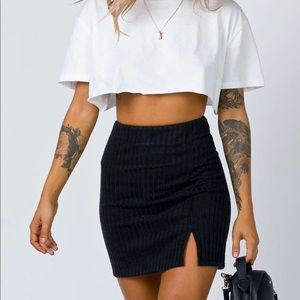 Princess polly black mini skirt